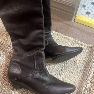 *RARE* Frye Dark Brown Over the Knee OTK Boots